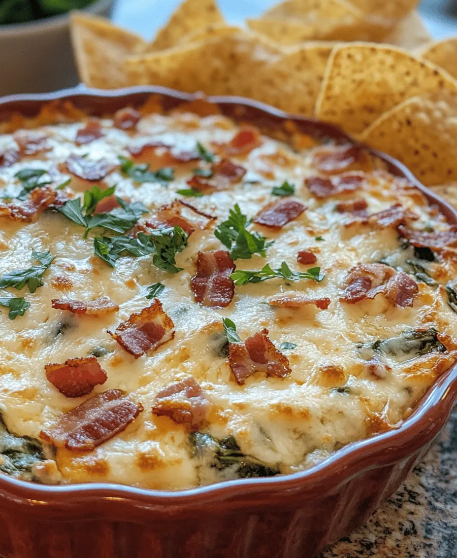 At the heart of any great dip lies a rich and creamy base that invites you to indulge. In the case of our Spinach & Bacon Bliss Dip, cream cheese plays a pivotal role. Cream cheese's smooth texture adds a luscious mouthfeel that complements the other ingredients beautifully. Its subtle tanginess balances out the richness of the bacon and the earthiness of the spinach, creating a harmonious blend of flavors.