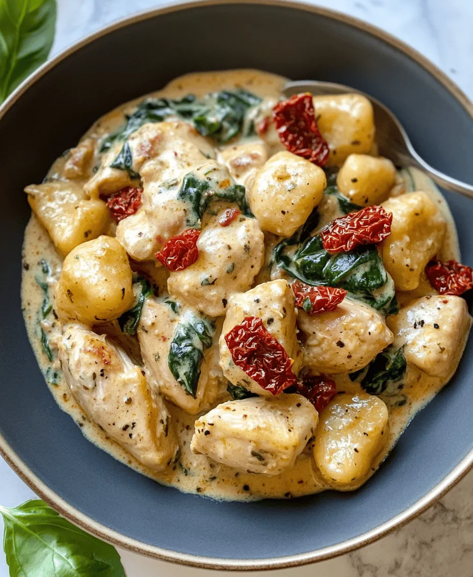 To truly appreciate the Tuscan Chicken and Gnocchi Delight, it’s essential to understand the role of each ingredient that contributes to its unique flavor profile and comforting texture. Let’s take a closer look at these components: