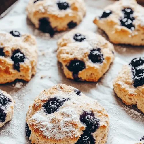 There’s something undeniably delightful about the aroma of freshly baked goods wafting through your home. Sweet blueberry biscuits, with their tender texture and burst of juicy blueberries, are no exception. These biscuits not only satisfy your sweet tooth but also evoke a sense of nostalgia, reminiscent of lazy summer mornings spent with family and friends. Whether served as a delightful breakfast treat, a sweet addition to brunch, or a cozy afternoon snack, sweet blueberry biscuits hold a special place in the hearts of many.
