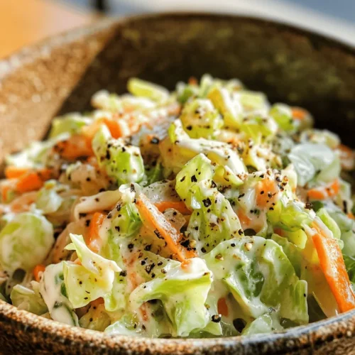 The magic of KFC-style creamy coleslaw lies in its simple yet crucial ingredients. Each component plays a significant role in achieving the perfect balance of texture and flavor, from the crispness of the vegetables to the smoothness of the dressing. Below, we break down the key ingredients that make this coleslaw a standout dish.