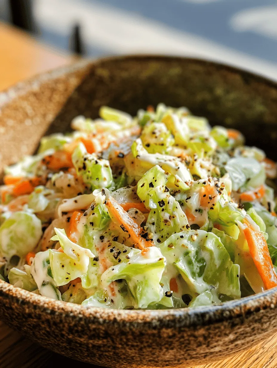 The magic of KFC-style creamy coleslaw lies in its simple yet crucial ingredients. Each component plays a significant role in achieving the perfect balance of texture and flavor, from the crispness of the vegetables to the smoothness of the dressing. Below, we break down the key ingredients that make this coleslaw a standout dish.