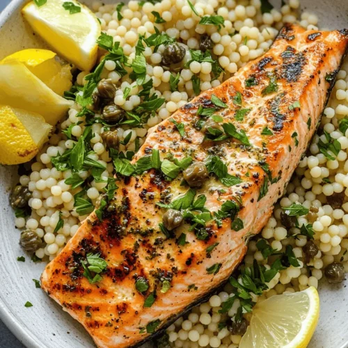 If you're on the lookout for a delightful dish that marries health and flavor, look no further than the Zesty Herbed Pearl Couscous and Salmon Delight. This recipe not only tantalizes your taste buds with its vibrant flavors but also nourishes your body with wholesome ingredients. Combining the nutty texture of pearl couscous with the rich, savory profile of salmon, this dish is perfect for a light lunch or an elegant dinner.