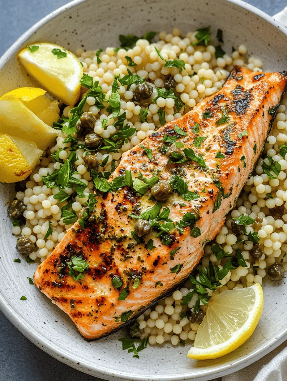 If you're on the lookout for a delightful dish that marries health and flavor, look no further than the Zesty Herbed Pearl Couscous and Salmon Delight. This recipe not only tantalizes your taste buds with its vibrant flavors but also nourishes your body with wholesome ingredients. Combining the nutty texture of pearl couscous with the rich, savory profile of salmon, this dish is perfect for a light lunch or an elegant dinner.