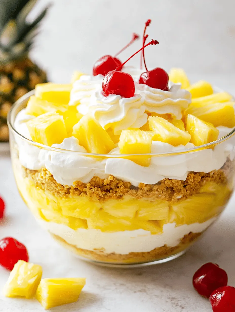 Pineapple Pretzel Salad is a delightful and refreshing dessert that has garnered a special place in the hearts of many. This unique dish combines the sweet and tangy flavor of pineapple with the salty crunch of pretzels, all enveloped in a creamy filling. The contrast of textures and flavors makes this dessert an unforgettable experience for the palate. Whether served at festive gatherings, family reunions, or potlucks, Pineapple Pretzel Salad is a crowd-pleaser that evokes nostalgia and brings joy to all who partake.
