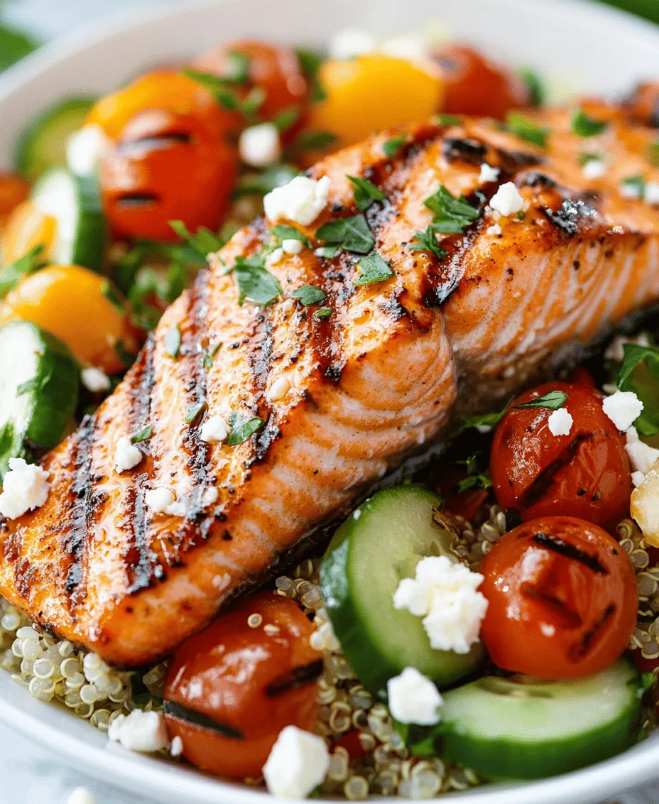 In the world of culinary delights, few dishes can match the allure of Sizzling Grilled Salmon paired with a vibrant Quinoa Salad. This dish not only tantalizes your taste buds with its rich flavors and textures but also offers a nutritional powerhouse that fuels your body and satisfies your cravings. Imagine succulent salmon, perfectly grilled to achieve a crisp exterior while maintaining its tender and flaky interior, complemented by a refreshing quinoa salad brimming with fresh vegetables. This combination not only makes for an eye-catching meal but also embodies the essence of healthy eating.