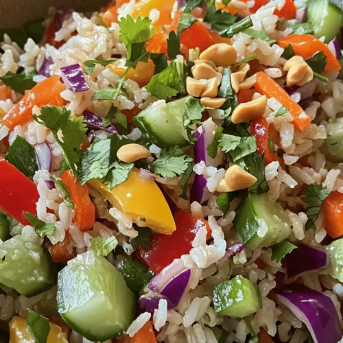 In the world of salads, the Crispy Rice Salad with Veggies and Peanut Dressing stands out as a unique and flavorful dish that perfectly balances textures and tastes. Imagine the delightful crunch of crispy rice mingling with the freshness of colorful vegetables, all coated in a luscious, creamy peanut dressing. This salad not only appeals to the taste buds but also offers a feast for the eyes, making it an excellent choice for gatherings, picnics, and even a hearty lunch at home.