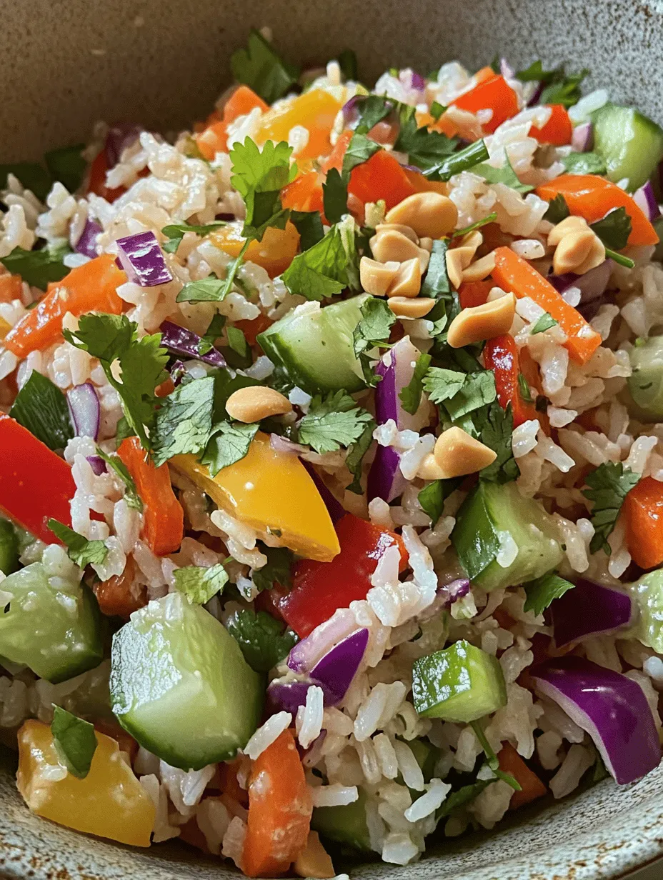 In the world of salads, the Crispy Rice Salad with Veggies and Peanut Dressing stands out as a unique and flavorful dish that perfectly balances textures and tastes. Imagine the delightful crunch of crispy rice mingling with the freshness of colorful vegetables, all coated in a luscious, creamy peanut dressing. This salad not only appeals to the taste buds but also offers a feast for the eyes, making it an excellent choice for gatherings, picnics, and even a hearty lunch at home.