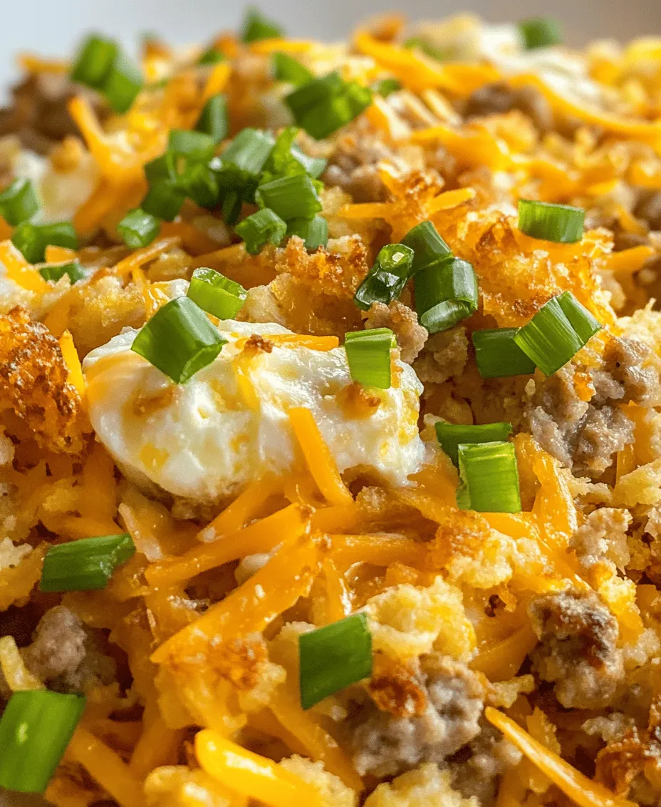 One of the standout features of the Sausage, Egg, and Cream Cheese Hashbrown Casserole is its incredible versatility. This dish is perfect for a variety of occasions, from family breakfasts to brunch gatherings with friends. It's also an ideal solution for meal prepping, ensuring you have a delicious and filling breakfast option readily available on busy mornings. The beauty of this casserole lies in its ability to be customized to suit personal tastes and dietary preferences. Whether you prefer a milder sausage, additional vegetables, or alternative cheeses, this recipe can easily accommodate your favorites, making it a go-to dish for any breakfast lover.