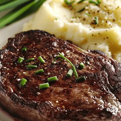 If you're looking to impress your guests or treat yourself to a delectable meal, Garlic Butter Steak paired with Creamy Mash is the perfect choice. This dish marries the rich, succulent flavors of ribeye steak with the velvety smoothness of creamy mashed potatoes, creating a comforting yet elegant dining experience. Whether you're planning a romantic dinner for two or a cozy family gathering, this recipe is sure to elevate your culinary repertoire and leave everyone asking for seconds.
