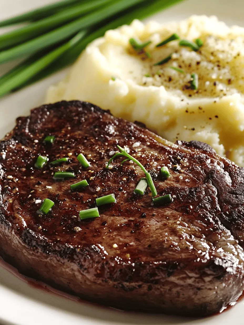 If you're looking to impress your guests or treat yourself to a delectable meal, Garlic Butter Steak paired with Creamy Mash is the perfect choice. This dish marries the rich, succulent flavors of ribeye steak with the velvety smoothness of creamy mashed potatoes, creating a comforting yet elegant dining experience. Whether you're planning a romantic dinner for two or a cozy family gathering, this recipe is sure to elevate your culinary repertoire and leave everyone asking for seconds.