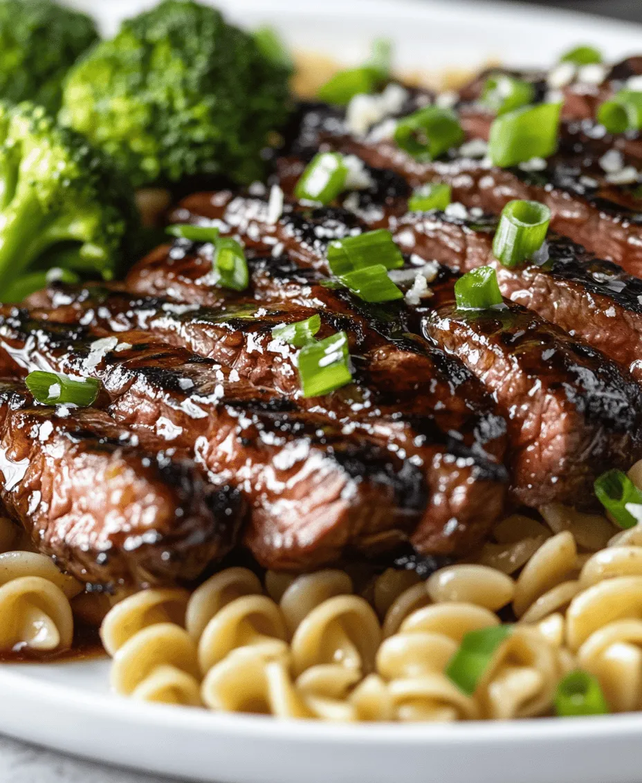 Welcome to a culinary adventure that combines the sweet allure of honey, the aromatic punch of garlic, and the satisfying heartiness of flank steak. Our recipe for Sticky Honey Garlic Steak and Rotini is not just a meal; it’s an experience that brings together vibrant flavors and textures in one dish. The appeal of this recipe lies not only in its delightful taste but also in its simplicity and versatility. Whether you’re preparing a weeknight dinner for the family or impressing guests at a dinner party, this dish fits the bill perfectly.
