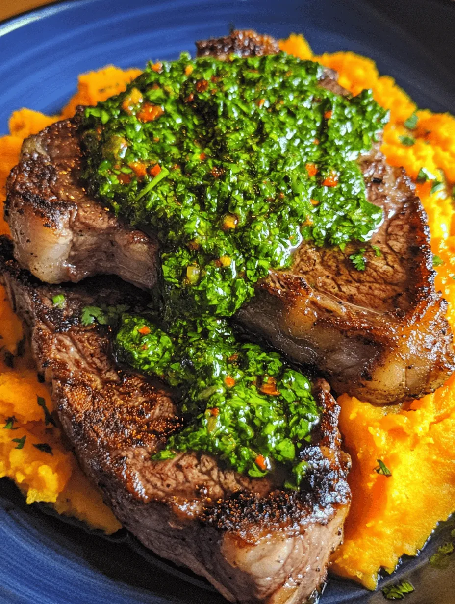 In the world of culinary delights, few combinations are as satisfying as a perfectly cooked steak paired with creamy mashed sweet potatoes. The richness of a sizzling steak, with its juicy tenderness and robust flavor, is beautifully complemented by the natural sweetness and velvety texture of sweet potatoes. This blog post will explore a delectable recipe for Sizzling Steak with Zesty Green Sauce and Velvet Sweet Potatoes. Not only does this dish bring together rich flavors and textures, but it also offers a healthy twist with the use of sweet potatoes and fresh herbs. Whether you're hosting a dinner party or simply treating yourself to a gourmet meal at home, this recipe is sure to impress.