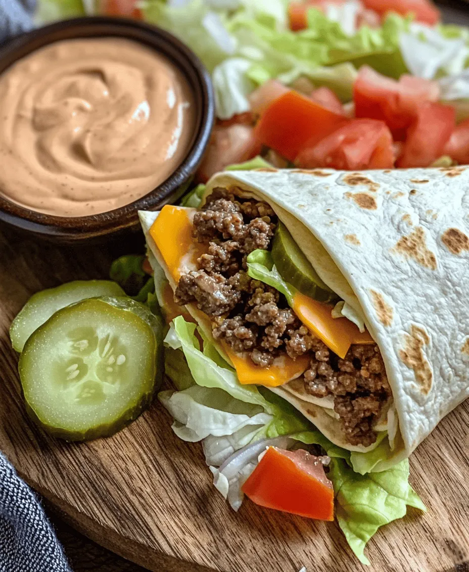 When it comes to comfort food, few dishes hold a candle to the iconic Big Mac. This beloved burger has transcended its fast-food origins, becoming a staple in many households around the world. But what if you could enjoy all the delicious flavors of a Big Mac in a more convenient and versatile format? Enter the Homemade Big Mac Wraps with Special Sauce. This creative twist on the classic burger combines the savory elements of the Big Mac with the portability of a wrap, making it an ideal choice for quick lunches, casual family dinners, or even entertaining guests.