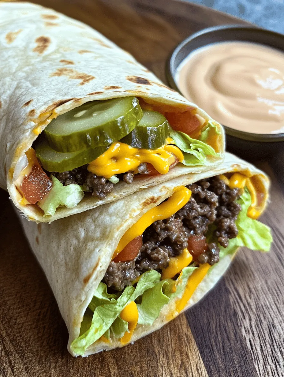 When it comes to comfort food, few dishes hold a candle to the iconic Big Mac. This beloved burger has transcended its fast-food origins, becoming a staple in many households around the world. But what if you could enjoy all the delicious flavors of a Big Mac in a more convenient and versatile format? Enter the Homemade Big Mac Wraps with Special Sauce. This creative twist on the classic burger combines the savory elements of the Big Mac with the portability of a wrap, making it an ideal choice for quick lunches, casual family dinners, or even entertaining guests.