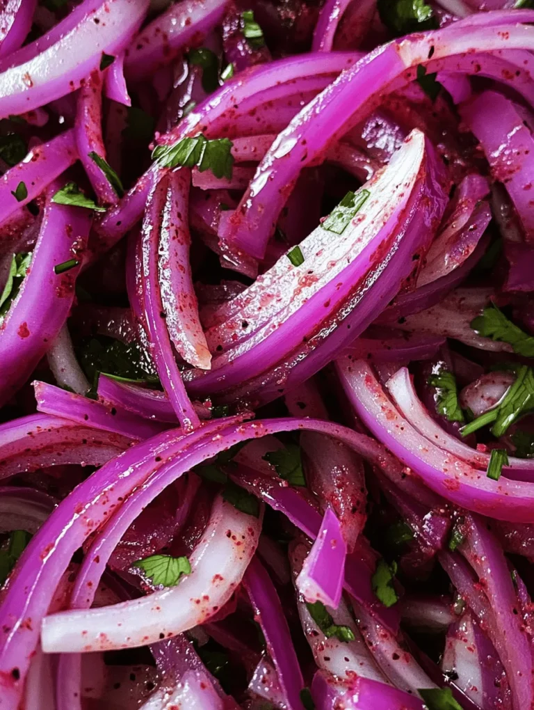 If you're looking to elevate your meals with a burst of vibrant flavor, look no further than zesty sumac onions. This simple yet delectable dish has gained popularity across various cuisines, thanks to its tangy, savory profile that can complement a myriad of dishes. Originating from Middle Eastern culinary traditions, sumac onions are not just a condiment; they are a celebration of fresh ingredients and bold flavors.