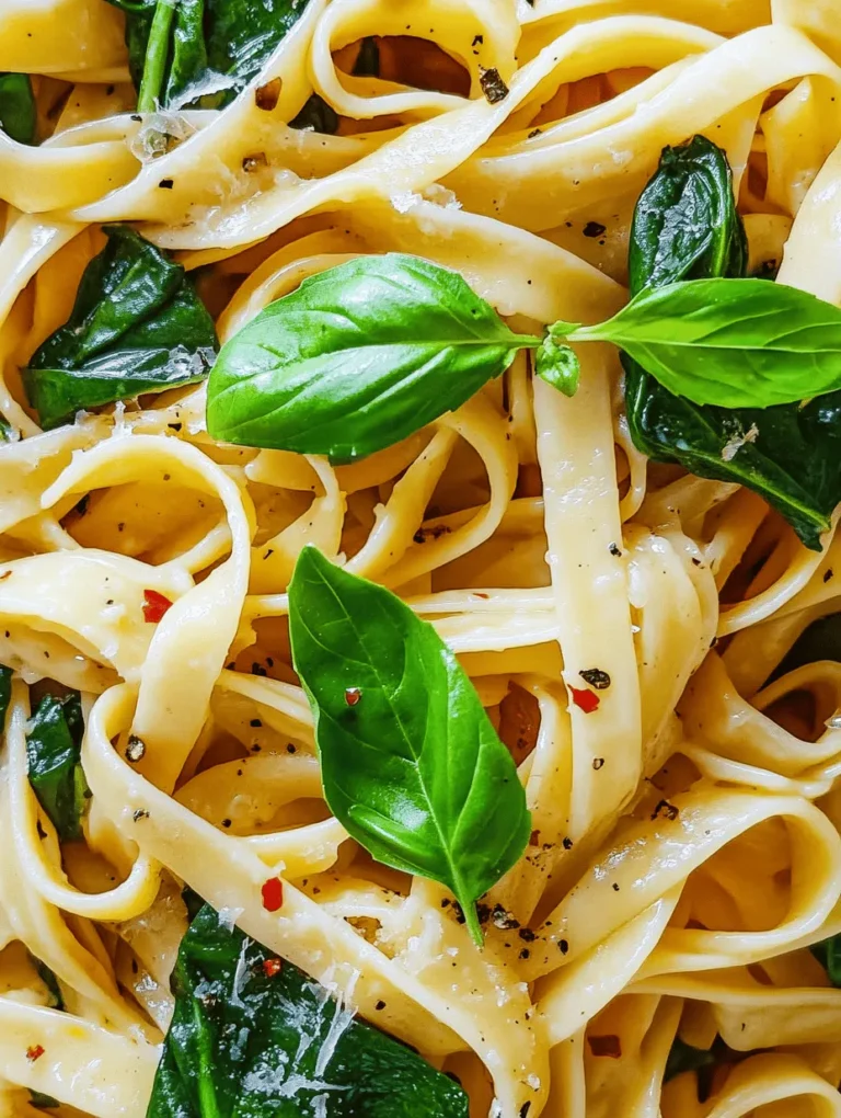 To craft the perfect Lemon Spinach Pasta, it's essential to understand the key ingredients that contribute to its unique flavor profile and health benefits. Each component plays a crucial role in not only enhancing the taste but also adding nutritional value to your meal.