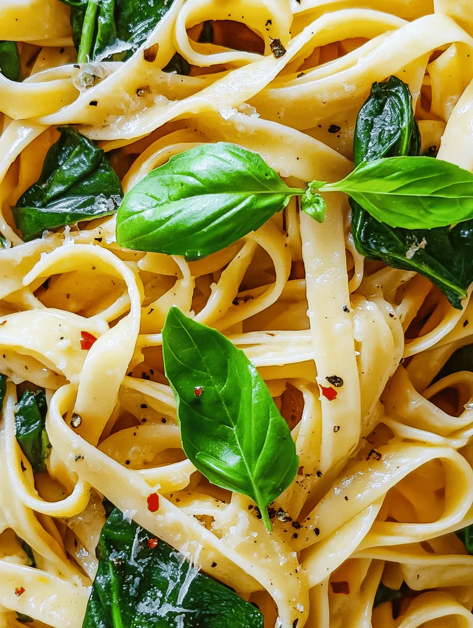 To craft the perfect Lemon Spinach Pasta, it's essential to understand the key ingredients that contribute to its unique flavor profile and health benefits. Each component plays a crucial role in not only enhancing the taste but also adding nutritional value to your meal.