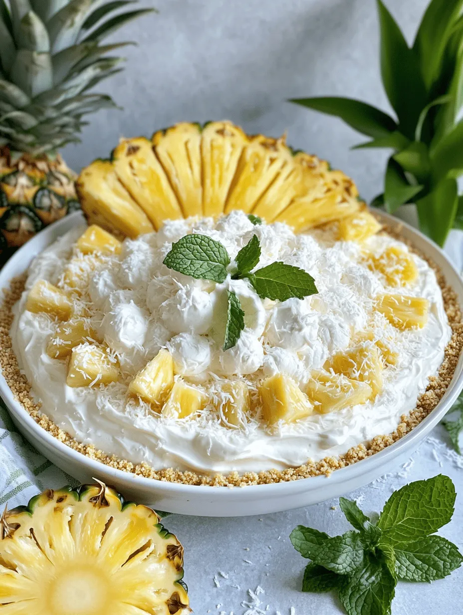 If you're on the lookout for a refreshing dessert that screams summer, look no further than the No Bake Pineapple Cream Dessert. This delightful treat is a perfect blend of tropical flavors, creamy textures, and delightful sweetness that will have everyone at your gathering reaching for seconds. The beauty of this dessert lies not only in its delicious taste but also in its simplicity. With no baking required, this dessert is ideal for those warm summer days when you want something light and satisfying without the hassle of turning on the oven.