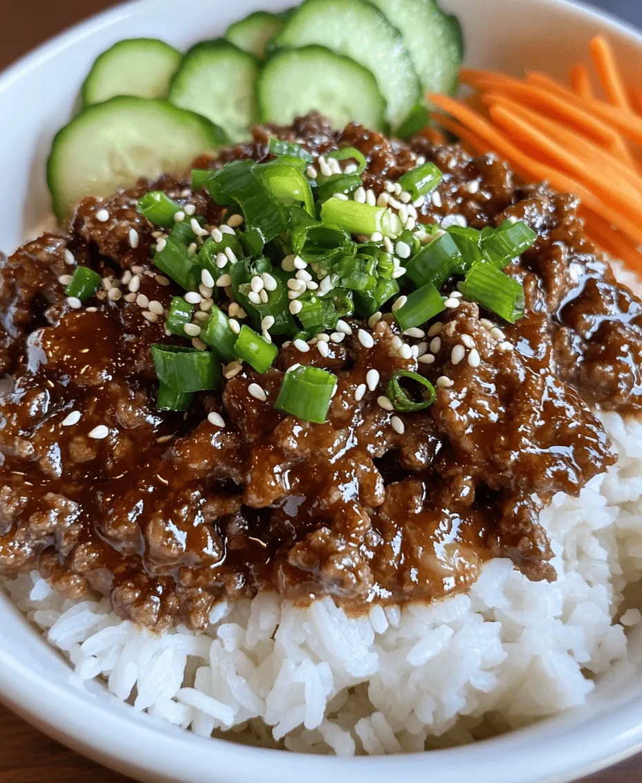 Korean cuisine is a vibrant tapestry of flavors, textures, and colors that has captivated food lovers around the globe. Characterized by its bold spices, savory umami elements, and a delightful mix of fresh ingredients, Korean dishes stand out in the culinary world. Among these, the Korean ground beef bowl has gained immense popularity, especially for its quick preparation and satisfying taste.