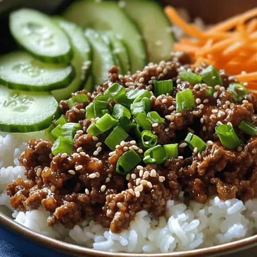 Korean cuisine is a vibrant tapestry of flavors, textures, and colors that has captivated food lovers around the globe. Characterized by its bold spices, savory umami elements, and a delightful mix of fresh ingredients, Korean dishes stand out in the culinary world. Among these, the Korean ground beef bowl has gained immense popularity, especially for its quick preparation and satisfying taste.