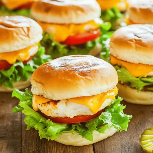 Welcome to the world of Cheddar Ranch Chicken Burgers! This delightful recipe combines the juicy goodness of ground chicken with the rich flavors of cheddar cheese and ranch dressing, making it a standout choice for burger lovers seeking a healthier alternative to traditional beef patties. As health-conscious eating continues to trend, chicken burgers have surged in popularity, providing a leaner protein option without compromising on taste.