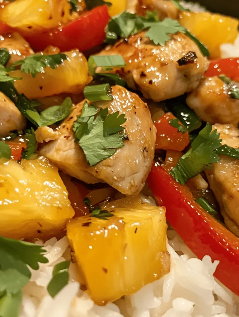 Thai cuisine is renowned for its vibrant flavors and aromatic ingredients, combining elements that create a harmonious balance of sweet, spicy, salty, and sour. Each dish tells a story, often reflecting the rich cultural heritage and diverse geography of Thailand. One standout dish that encapsulates this love for flavor is Sweet and Spicy Thai Chicken. This delightful recipe marries the sweetness of honey and pineapple with the heat of sriracha, all balanced by the savory depth of soy sauce, resulting in an explosion of taste that tantalizes the palate.