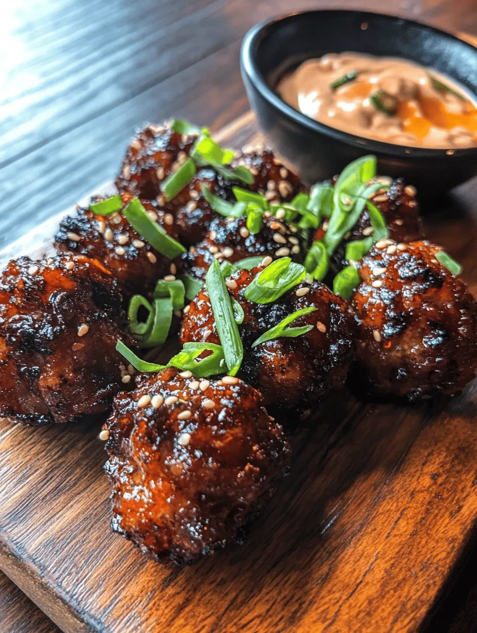 Korean BBQ Meatballs with Spicy Mayo Dip is a delightful fusion dish that brings the rich flavors of Korean cuisine into a fun and approachable format. These tender meatballs, infused with aromatic ingredients like garlic, ginger, and gochujang, are complemented perfectly by a creamy, spicy mayo dip. Whether you’re hosting a gathering or simply looking for a tasty snack, this recipe has something for everyone. The combination of savory meatballs and a zesty dip not only makes for an irresistible appetizer but also serves as a satisfying main dish for any occasion. In this article, we will explore the ingredients, preparation steps, and unique flavors that make this dish a must-try.