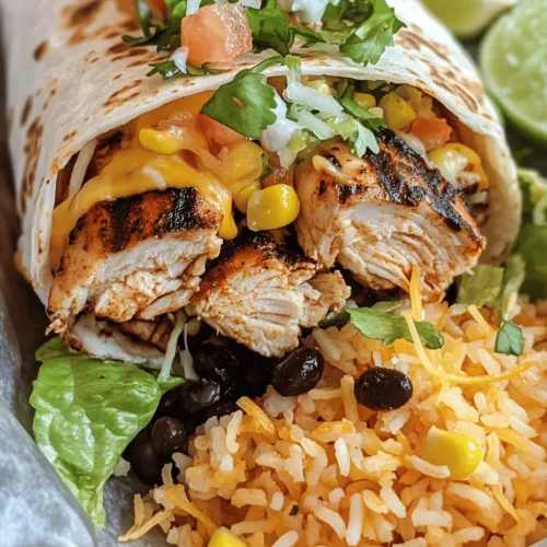 Burritos have taken the culinary world by storm, transcending their origins in Mexican cuisine to become a beloved staple across the globe. With their convenient wrap format and endless filling possibilities, burritos are perfect for anyone seeking a quick meal that doesn’t compromise on flavor. Among the myriad of options, the Easy Chipotle Ranch Grilled Chicken Burrito stands out for its bold and zesty flavor profile. The combination of smoky chipotle and creamy ranch dressing pairs beautifully with tender grilled chicken, creating a harmonious blend that delights the taste buds.