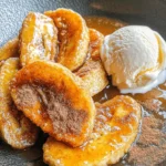 Fried bananas are a beloved dessert found in various cuisines around the world, celebrated for their simple ingredients and delightful flavor. This recipe for Fried Bananas with Cinnamon Butter Sauce elevates the humble banana into a sweet, indulgent treat. The combination of crispy, golden banana slices drizzled with a rich and velvety cinnamon butter sauce is sure to satisfy your sweet cravings and impress your guests.