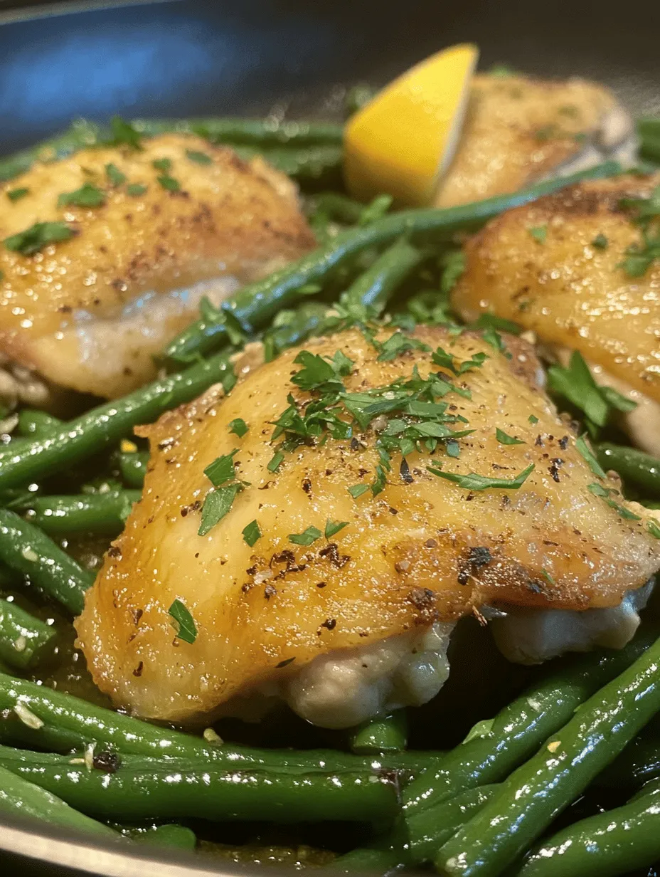 Before we jump into the preparation steps, it's essential to understand the roles of each ingredient that contributes to the overall flavor and nutritional value of this dish. Each component of the Lemon Garlic Butter Chicken and Green Beans Skillet serves a purpose, and together they create a harmonious meal that is both satisfying and delicious.