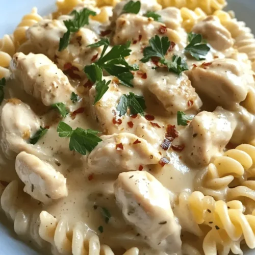 Welcome to the delightful world of creamy pasta dishes, where flavors intertwine and comfort reigns supreme. Among these culinary creations, Creamy Garlic Butter Chicken & Rotini in Parmesan Sauce stands out as a quintessential comfort food that brings joy to the dinner table. This dish, characterized by its rich flavors and velvety texture, showcases how simple ingredients can come together to create a gourmet meal in under 30 minutes. It’s perfect for busy weeknights when you want to whip up something special without spending hours in the kitchen.