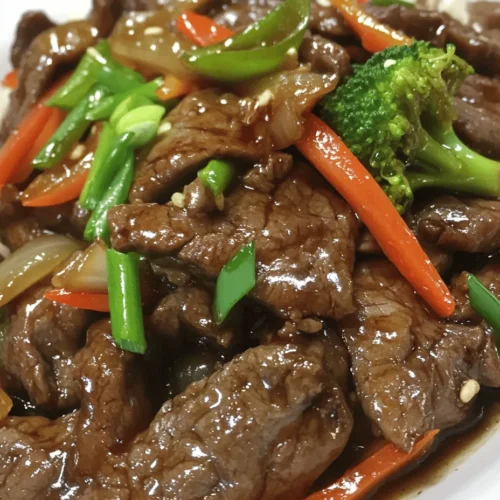 Savory Beef with Oyster Sauce is a quintessential dish that brings the vibrant flavors of Asian cuisine right into your kitchen. This recipe combines tender strips of beef with a rich, umami-packed oyster sauce, resulting in a dish that is both satisfying and full of character. The appeal of this dish lies in its balance of flavors and textures; the savory richness of the sauce complements the juicy beef, while the fresh vegetables add a delightful crunch and a pop of color.