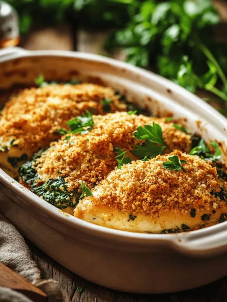 When crafting the perfect Savory Spinach and Feta Stuffed Chicken Breast, each ingredient plays a crucial role in creating a harmonious blend of flavors and textures. Below, we explore the key components that bring this dish to life: