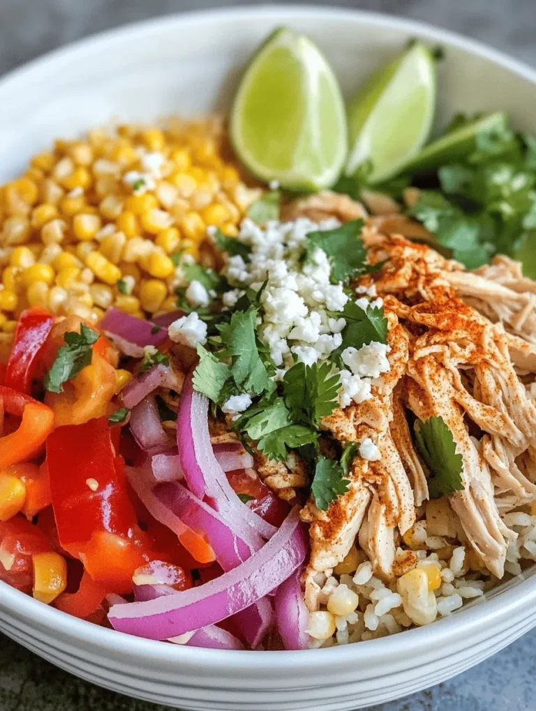 A closer look at the components of the Easy Street Corn Chicken Rice Bowl reveals a delicious harmony of flavors and textures. Each ingredient plays a crucial role in not only the taste but also the nutritional value of the dish.
