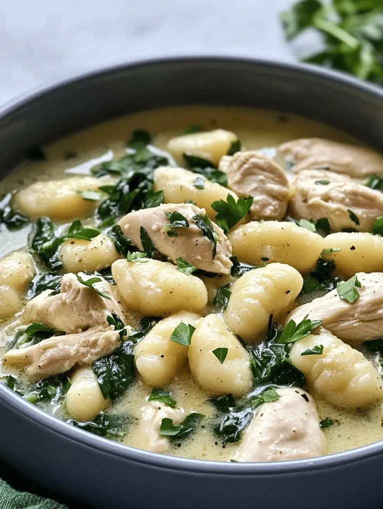 In the fast-paced world we live in, one-pot meals have surged in popularity, becoming a beloved choice for home cooks looking to save time without sacrificing flavor. The beauty of a one-pot dish lies in its simplicity, allowing all ingredients to meld beautifully while minimizing cleanup. One such exemplary dish is the One-Pot Lemon Chicken Gnocchi Delight, a meal that seamlessly blends the comfort of tender chicken and pillowy gnocchi with the refreshing zing of lemon. This recipe strikes a perfect balance between hearty and light, making it an ideal choice for any occasion, be it a cozy family dinner or an impressive centerpiece for a gathering.