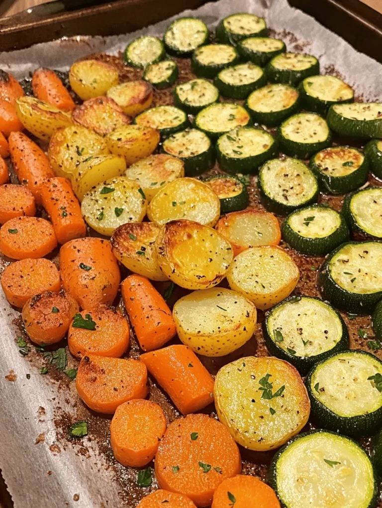 If you're looking for a dish that encapsulates the essence of comfort food while being remarkably healthy, look no further than Garlic Herb Roasted Potatoes, Carrots, and Zucchini. This delightful medley of vibrant vegetables offers a symphony of colors and flavors that not only appeals to the eyes but also tantalizes the taste buds. Roasting these vegetables elevates their natural sweetness and enhances their flavors, turning simple ingredients into a culinary masterpiece.