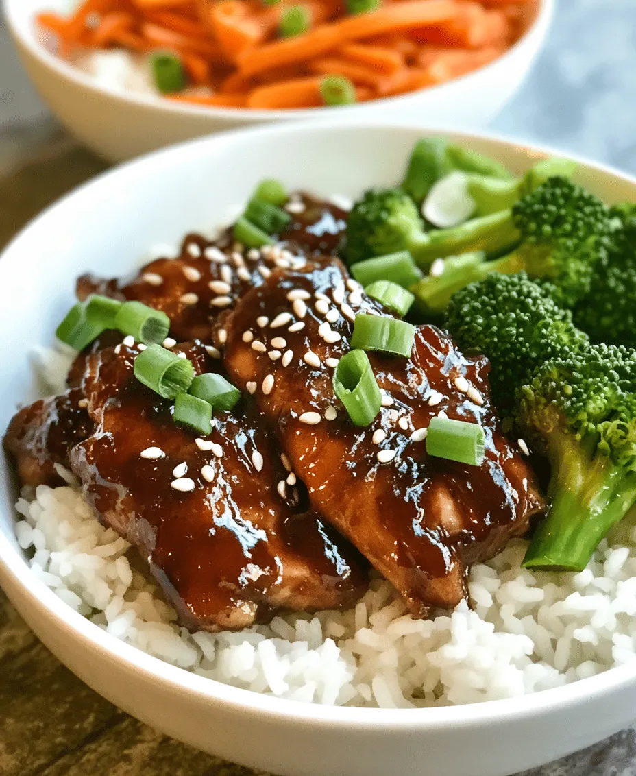 Sticky Chicken Rice Bowls are a culinary delight that combines savory chicken, fluffy rice, and vibrant vegetables into one satisfying dish. This recipe isn't just about flavor; it’s a balanced meal that brings together protein, grains, and nutrients, making it a wholesome option for families and individuals alike. The beauty of Sticky Chicken Rice Bowls lies in their simplicity; they are easy to prepare and packed with delicious flavors that appeal to both kids and adults. Whether you're a busy parent looking for a quick weeknight dinner or someone wanting to impress guests with a home-cooked meal, this dish fits the bill perfectly.