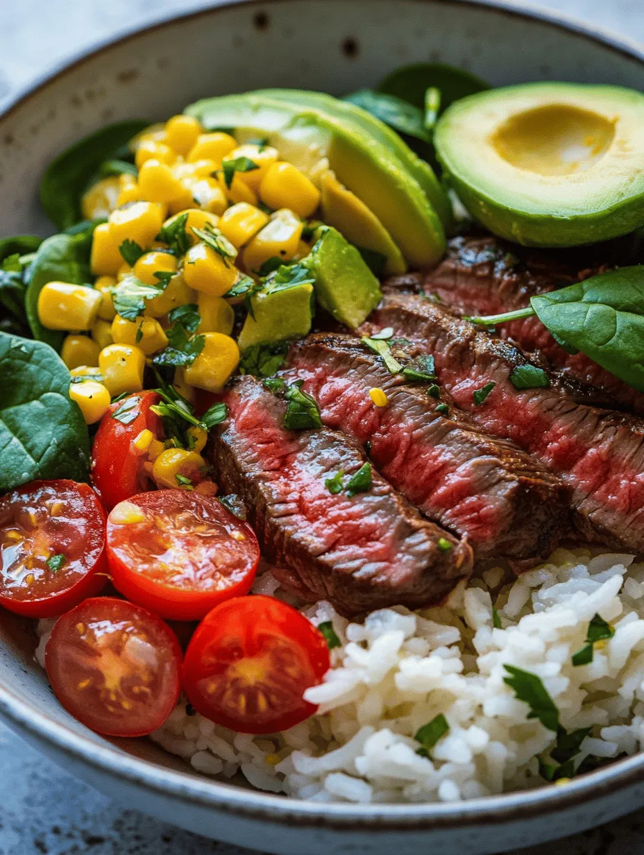 The steak bowl is a culinary delight that brings together the hearty flavors of perfectly cooked beef, the comforting texture of rice, and the vibrant freshness of vegetables. This dish is not just about satisfying hunger; it’s about creating a balanced meal that caters to all the senses. The combination of protein, carbohydrates, and colorful veggies makes the steak bowl a beautifully arranged plate that appeals to both the eyes and the palate.