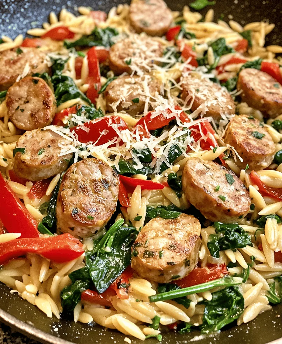 In today’s fast-paced world, finding a meal that balances convenience, flavor, and nourishment can often feel like a daunting task. Enter the Creamy Chicken Sausage Orzo Skillet — a dish that not only delivers on taste but does so with the ease of a one-pan recipe. This comforting meal is perfect for busy weeknights, family gatherings, or even meal prep for the week ahead. The combination of creamy sauce, hearty orzo, and savory chicken sausage creates a symphony of flavors and textures that is sure to please even the pickiest eaters.