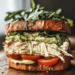 The foundation of any great sandwich begins with the bread. For the Chicken Avocado Melt, you have a couple of popular options: sourdough and whole grain.