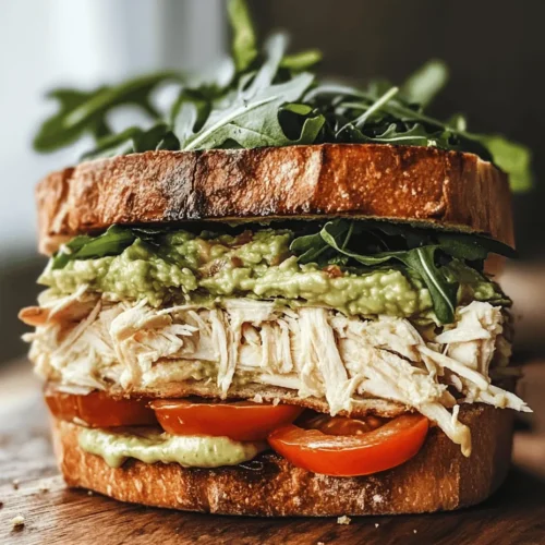 The foundation of any great sandwich begins with the bread. For the Chicken Avocado Melt, you have a couple of popular options: sourdough and whole grain.