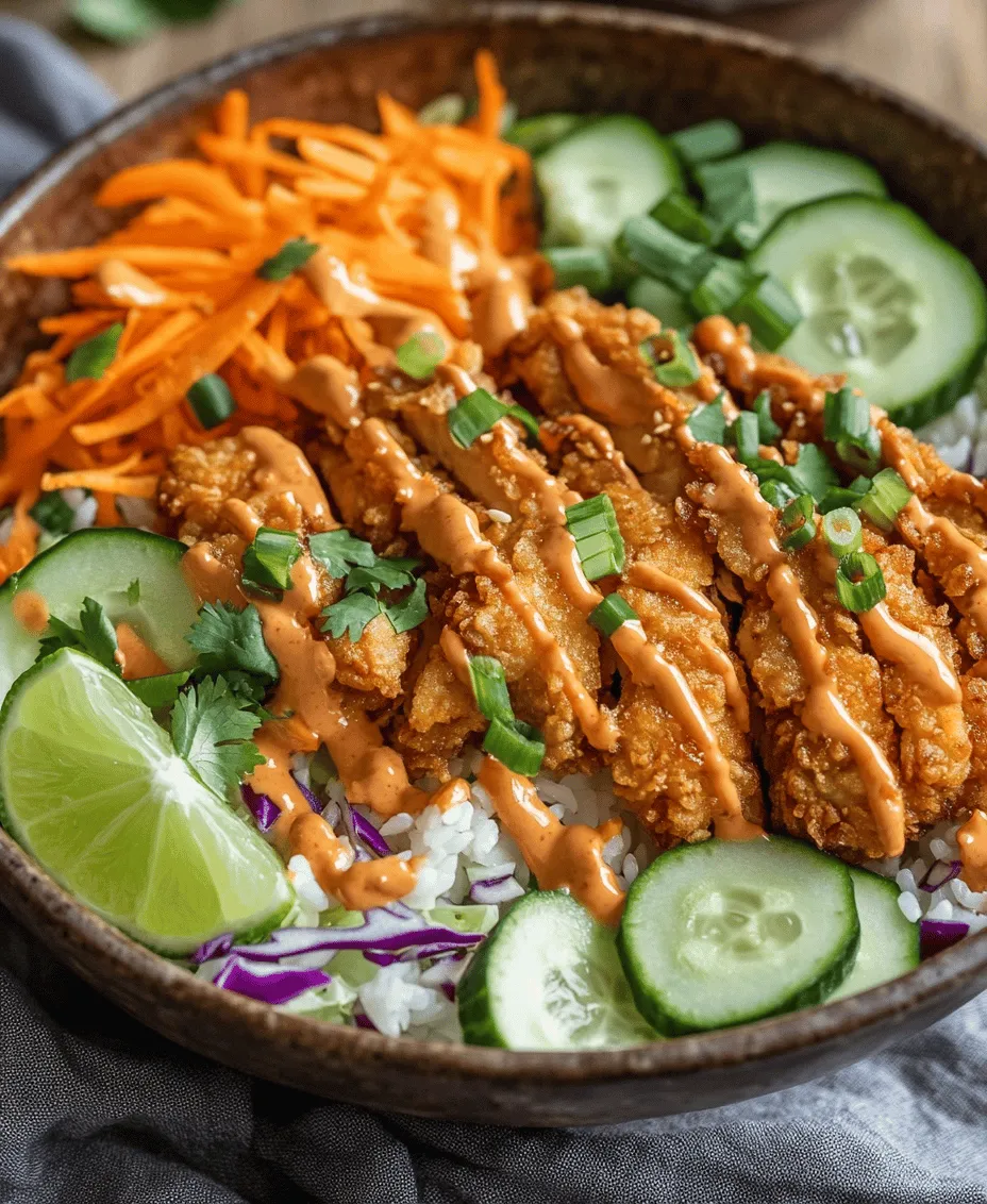 The star of Bang Bang Chicken Bowls is undoubtedly the chicken. As a versatile and lean protein source, chicken is packed with essential nutrients that contribute to a balanced diet. Opting for boneless, skinless chicken breasts or thighs ensures you get a tender, juicy bite that pairs beautifully with the sauce and vegetables. Chicken is also a great source of B vitamins, which play a crucial role in energy metabolism and overall health.