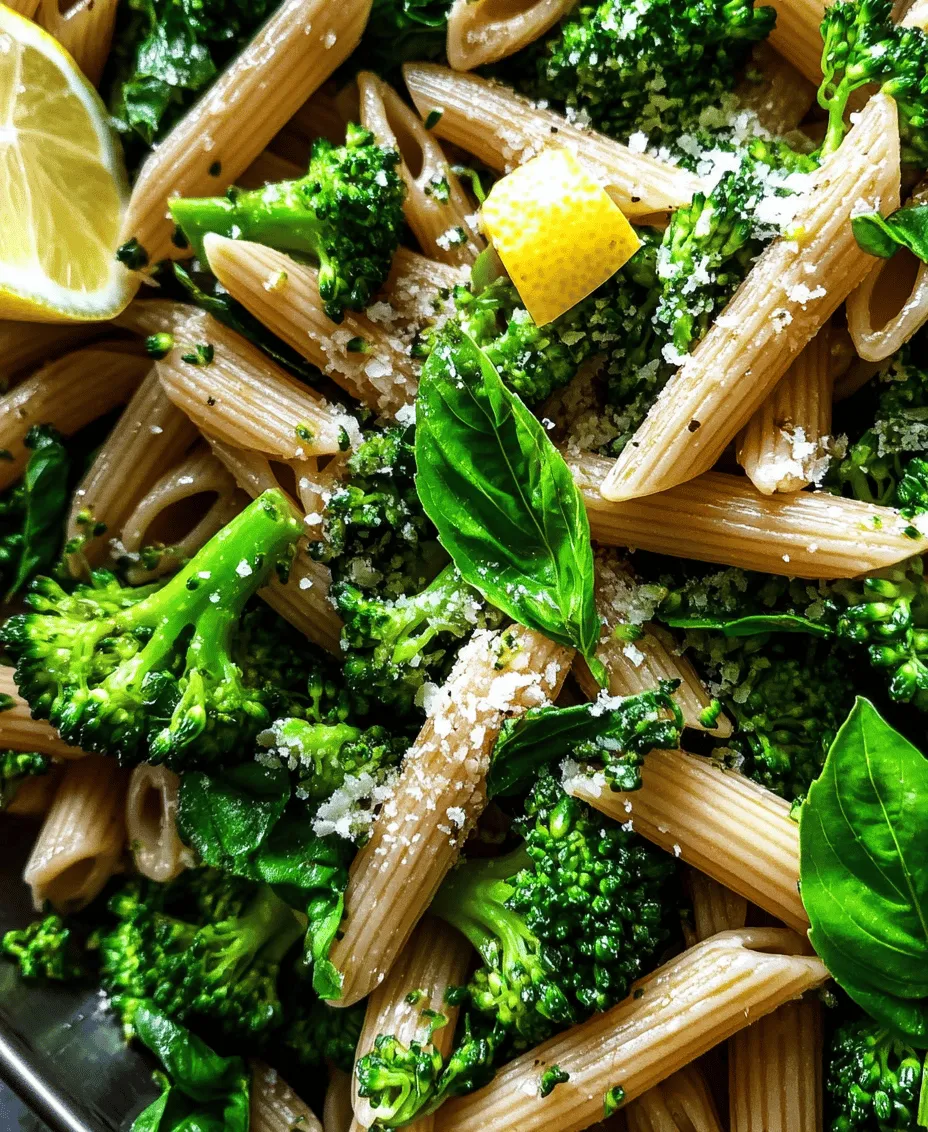 In today’s fast-paced world, healthy cooking often takes a backseat, overshadowed by the convenience of takeout and processed meals. However, incorporating fresh vegetables into our diet is crucial for maintaining overall health and well-being. One of the most enjoyable ways to do this is through pasta dishes, which provide a canvas for a variety of flavors and textures. Enter Broccoli Bliss Pasta—a delightful recipe that beautifully balances nutrition and scrumptiousness. This dish not only showcases the vibrant green of fresh broccoli but also combines it with whole wheat pasta, aromatic garlic, and zesty lemon, resulting in a meal that is both satisfying and nourishing.