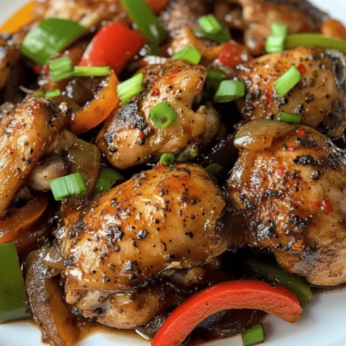 Welcome to the world of culinary delights where spices reign supreme! Today, we are diving into the delectable recipe for Spicy Black Pepper Chicken Delight, a dish that tantalizes the taste buds with its bold flavors and vibrant colors. This dish has its roots in Asian cuisine, where stir-frying is celebrated for its ability to preserve the freshness of ingredients while creating a satisfying and quick meal. Hailing primarily from Chinese cooking, the combination of black pepper and chicken has made its way into various kitchens around the globe, adapting to different palates while retaining its core essence.