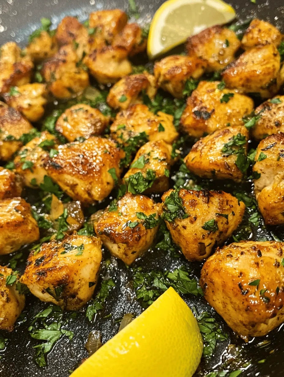 To create the perfect Garlic Butter Chicken Bites, you need to pay attention to the quality of your ingredients. Each component plays a vital role in the overall flavor and nutritional value of the dish.