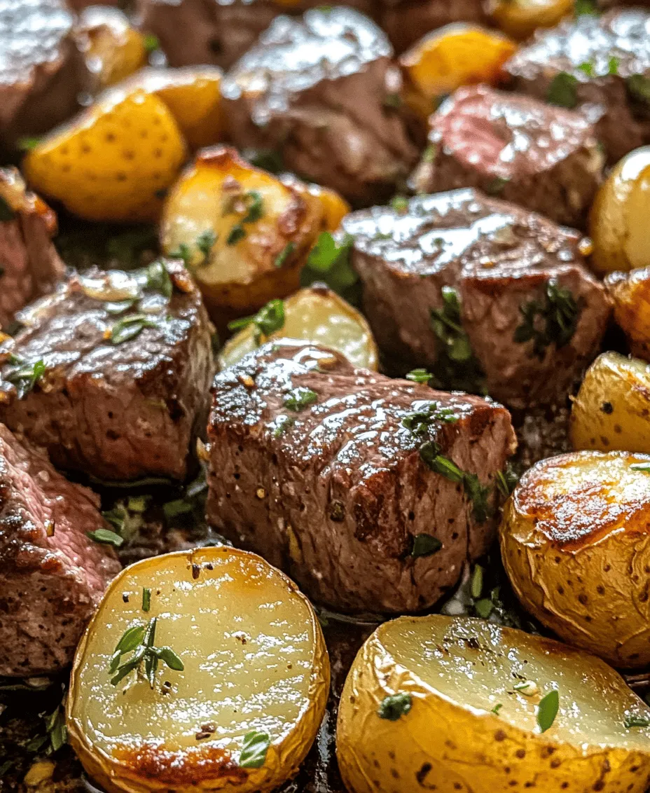 Garlic Butter Steak Bites and Potatoes is a dish that perfectly marries simplicity with indulgence. This culinary gem is a favorite among home cooks and food enthusiasts alike, celebrated for its rich flavors and satisfying textures. Imagine tender, juicy bites of steak, browned to perfection, paired with crispy, golden potatoes, all enveloped in a luscious garlic butter sauce. It’s no wonder this dish has gained popularity as a go-to option for both weeknight dinners and special occasions.
