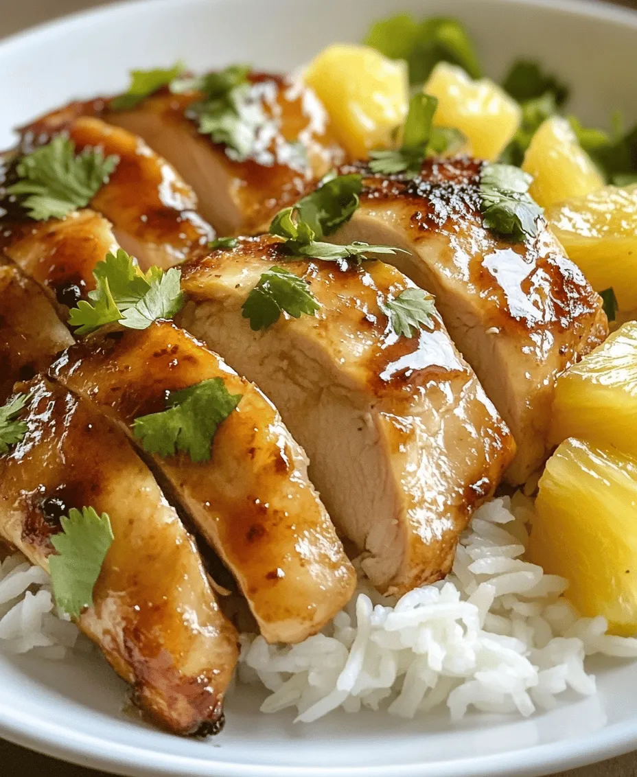 Delve into the flavor-packed world of tropical cuisine with our Pineapple-Glazed Chicken recipe. This dish combines the sweetness of fresh pineapple with savory chicken, resulting in a delightful balance of flavors that is sure to impress your family and friends. Imagine succulent chicken breasts coated in a glossy, sticky glaze that bursts with tropical flavors—it's a culinary experience that transports you straight to a sun-kissed beach. Whether you're looking to spice up your weeknight dinners or searching for a show-stopping dish for a special occasion, this tropical treat is both easy to prepare and irresistibly delicious.