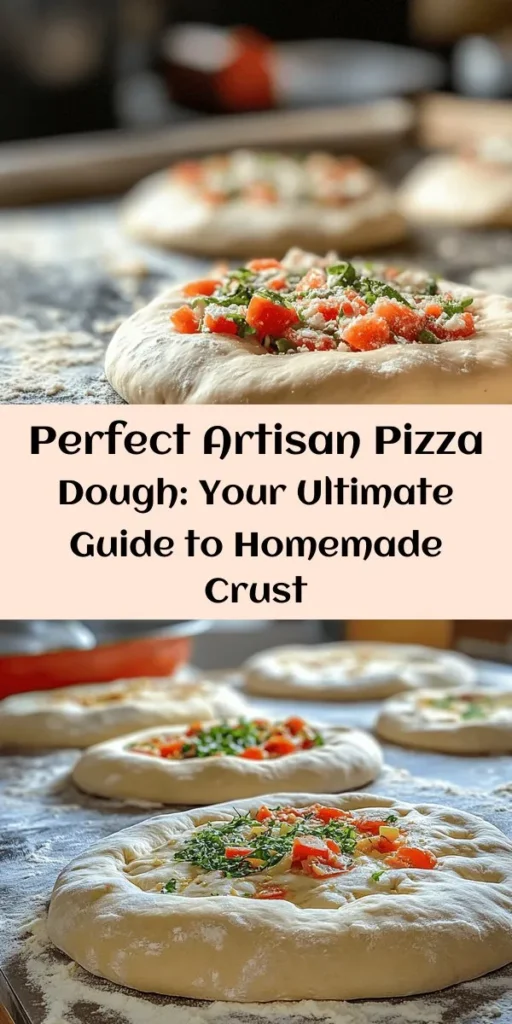 Elevate your pizza nights with our easy artisan pizza dough recipe! Perfect for beginners and seasoned chefs alike, this guide walks you through every step to create the ideal base with just a few ingredients. Discover the science behind perfect dough, kneading techniques, and the importance of resting. With a crispy crust and chewy texture, you'll impress family and friends with homemade pizzas that taste just like the pizzeria. #PizzaDough #ArtisanPizza #HomemadePizza #CookingFromScratch #PizzaNight #YummyRecipes