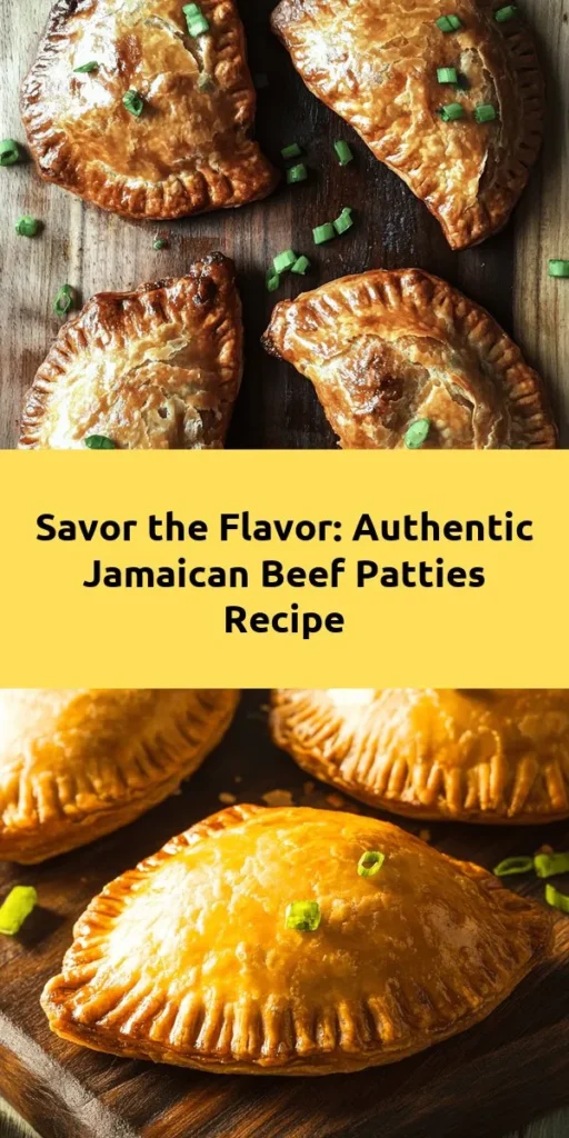 Dive into the delicious world of Jamaican beef patties, a beloved Caribbean street food! With their flaky, golden crust and savory spiced ground beef filling, these pastries are a true representation of Jamaica's vibrant culinary heritage. Discover their rich history, essential ingredients, and step-by-step recipe to recreate them at home. Perfect for a quick snack or a festive gathering, Jamaican beef patties are sure to please! #JamaicanBeefPatties #CaribbeanCuisine #Foodie #HomemadeDelight