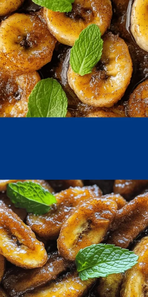 Looking for a quick and delightful treat? Try sweet and spicy cinnamon bananas! This easy recipe combines ripe bananas with cinnamon and brown sugar for a warm, comforting dessert that's perfect for any occasion. Whether served alone, atop pancakes, or over ice cream, this dish is both delicious and versatile. With just a few simple ingredients, you can create a gourmet treat in no time. #CinnamonBananas #DessertRecipes #QuickSnacks #CookingIdeas #SweetTreats